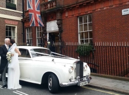 1961 Rolls Royce Silver Cloud wedding car in Woking